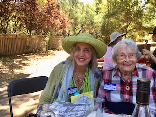 5. Linda Lockhart and Rhoda to the Saratoga School Annual picnic, 2019